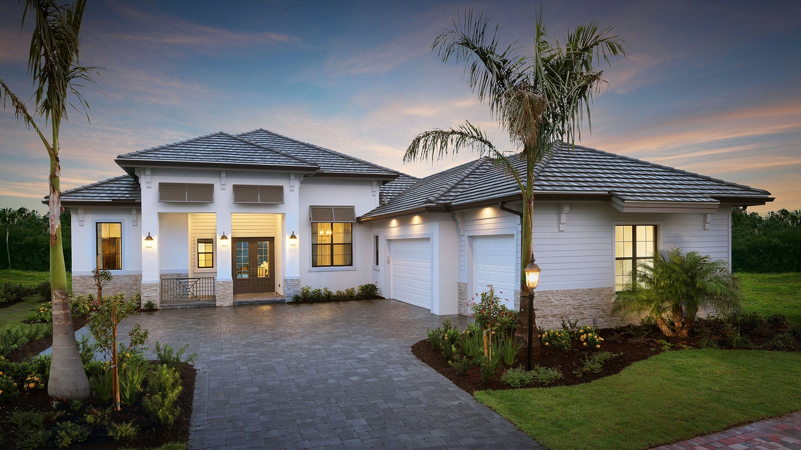 The Chandler at Country Club East in Lakewood Ranch Florida (Elevation A)
